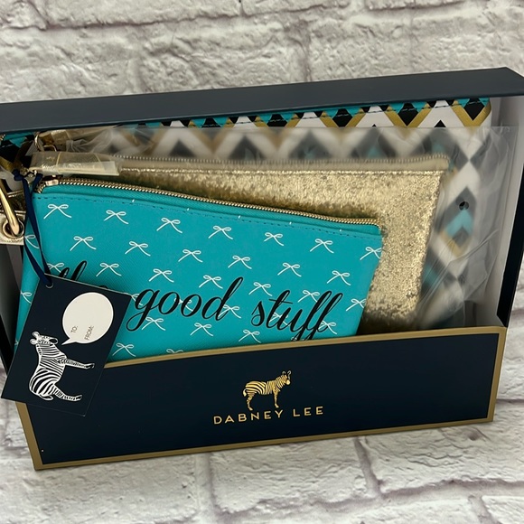 accessories set of three pouches travel “the good stuff “ - Picture 1 of 7